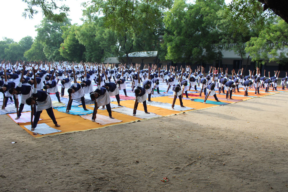 Yoga Day Celebration at SPB School